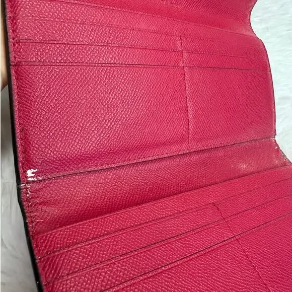 COACH RED Wallet - Picture 7 of 13